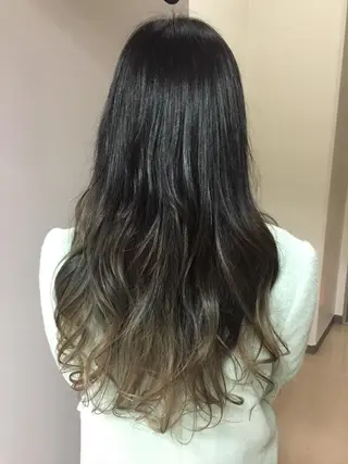 ミディアム セミロング ロング カラー パーマ EMANON新宿西口所属・新宿/髪質改善/ 美髪矯正✨浅江通友のヘアスタイル