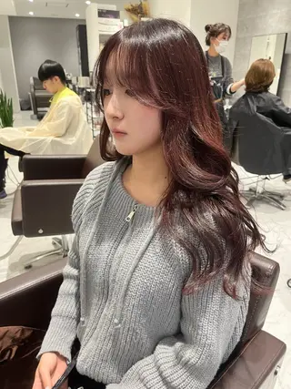 セミロング カラー Grow by NYNY 坂本 理輝のヘアスタイル