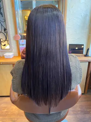 ロング カラー パーマ ヘアアレンジ メンズ キッズ ネイル マツエク・マツパ emu所属・🌈髪質改善・美髪矯 正・平野瀬乃🌈のヘアスタイル