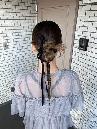 ヘアアレンジ 推し活＊イベントヘア 💕ゆり🐈🐾のヘアスタイル