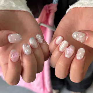 ミディアム 小川 柚香のネイルデザイン