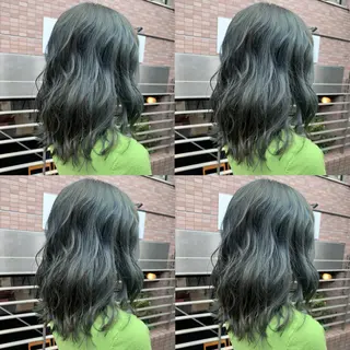 ミディアム カラー ヘアアレンジ 🦋韓国ヘア 坂本 菜摘🦋のヘアスタイル