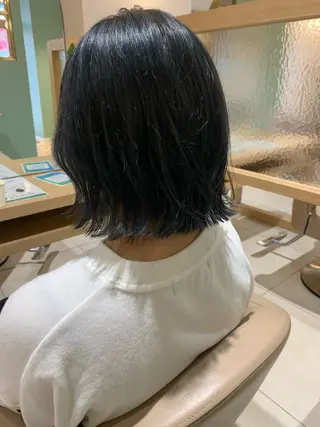 ショート カラー 縮毛矯正 髪質改善　鈴木のヘアスタイル