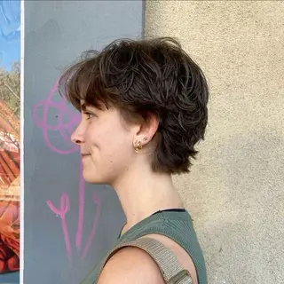 ショート カラー riria/ボブ /ブラウンカラー🎀のヘアスタイル