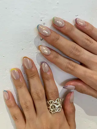 ネイル 【淡色color/ nail】maikoのネイルデザイン