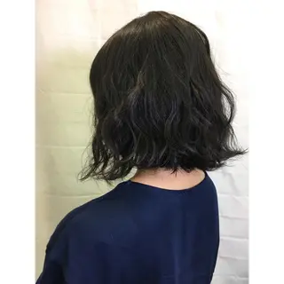 ミディアム カラー パーマ Min Te Lash 石澤のマツエク・マツパデザイン