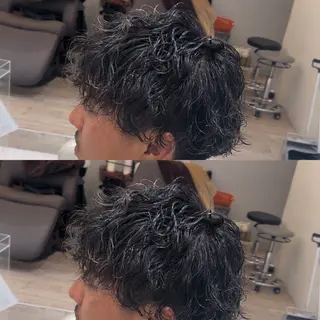 パーマ メンズ メンズサロンGRIT 店長　深山一平のヘアスタイル