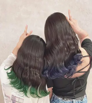 カラー 渋谷:インナーカラー ／🍒エリカ🍒のヘアスタイル