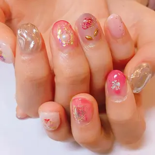 ネイル La neige* yuki 🥯🍑のネイルデザイン