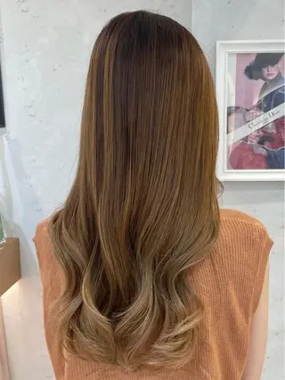 ロング 産休中2026.4月 復帰予定/野崎華代のヘアスタイル