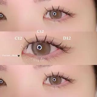 マツエク・マツパ 肌に馴染むハイトーン /ミルクティーカラーのマツエク・マツパデザイン