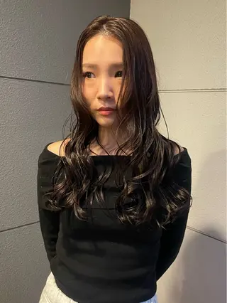 ロング カラー miyou/透明感カ ラー/髪質改善カラーのヘアスタイル