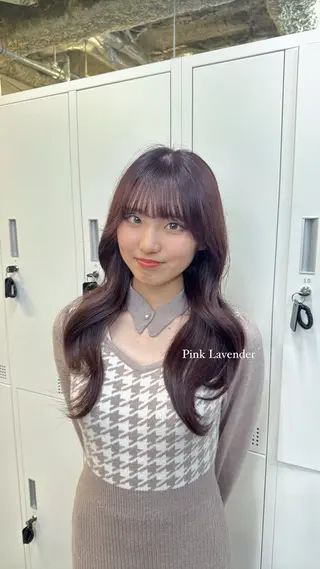 ロング カラー MIYUU NAKAYAMAのヘアスタイル