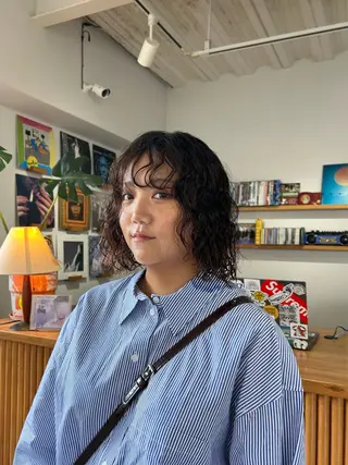 パーマ AOI✖️ BY MY SIDEのヘアスタイル