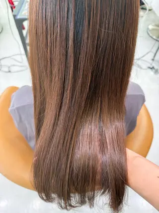 ロング 🎀ིྀ暖色カラー/ 髪質改善/みどりのヘアスタイル
