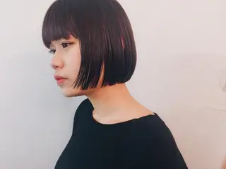 カラー 高森 真凜のヘアスタイル