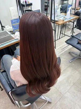 ロング カラー HASHI AYAKAのヘアスタイル