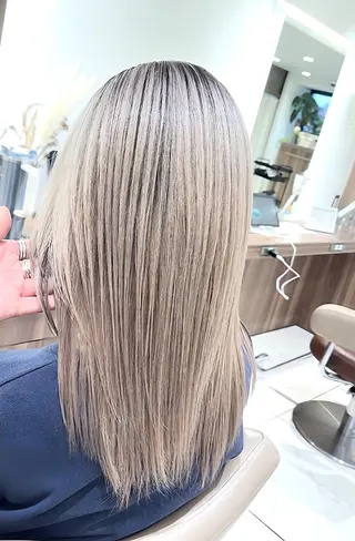 セミロング カラー ＡＳＨ 大宮のヘアスタイル