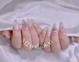 ネイル 長さだし専門店 M2　rikaのネイルデザイン