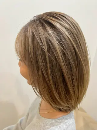 ミディアム カラー 【fiti】 小野寺 航大のヘアスタイル