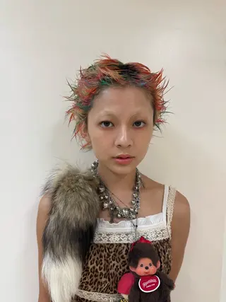 🍓mito/ デザインカラー🍓のヘアスタイル