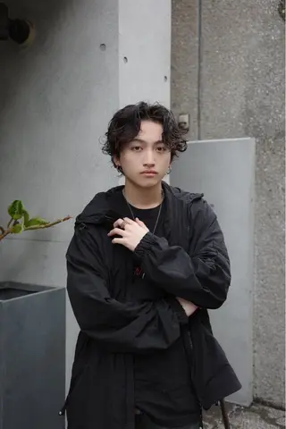 パーマ メンズ NERO 松井 隆人のヘアスタイル