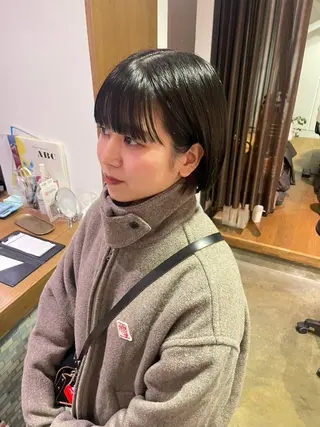 ショート MR.GOODMORNING所属・天野 優美のヘアスタイル