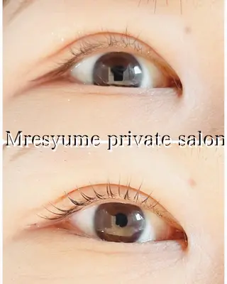 マツエク・マツパ Mresyume MAYUのマツエク・マツパデザイン