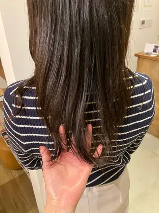 セミロング 清水 美香のヘアスタイル