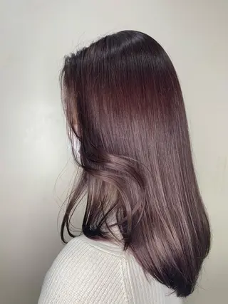 ロング 平野 優奈のヘアスタイル