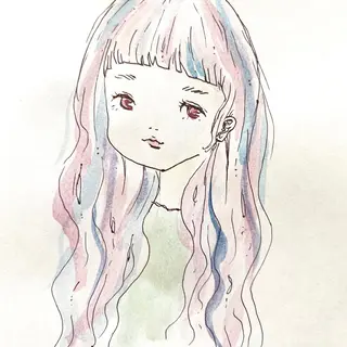 ロング 佐藤 美咲のヘアスタイル