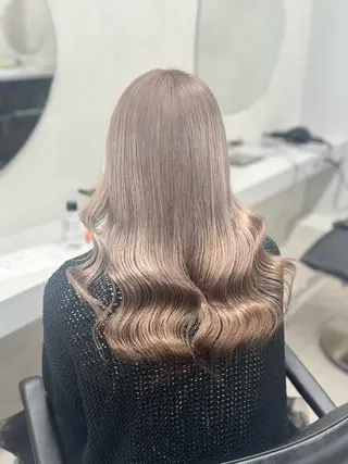 ロング 🌟YUYA/寒色/ エクステ/ハイトーンのヘアスタイル