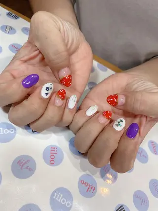 ネイル iiloo aromaworksのネイルデザイン