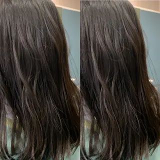 セミロング ヘアアレンジ ウスイマイコ カット/ケアカラーのヘアスタイル