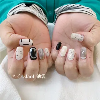 ミディアム nail jaol池袋店所属・ネイルJaol 池袋のネイルデザイン