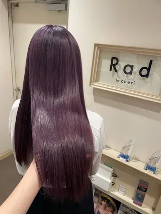 ロング カラー ✰︎Rad✩.*˚‪ カノンのヘアスタイル