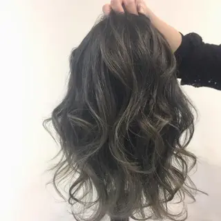 ロング カラー 中村 卓也のヘアスタイル