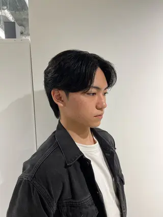 ショート パーマ メンズ 🏆メンズヘア特化 🥇代表りんぺーのヘアスタイル