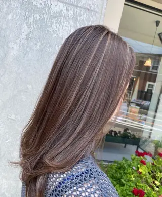 セミロング カラー nook’所属・【nook’】 maiのヘアスタイル