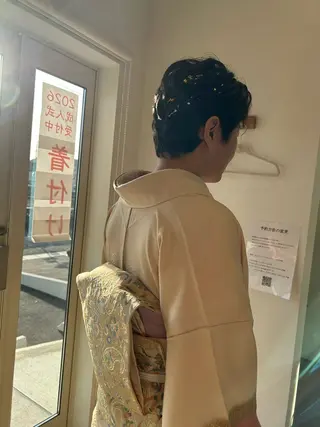 ショート ヘアアレンジ アミオーガニック カラーのヘアスタイル