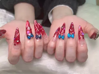 ネイル lucky nail 歌舞伎町のネイルデザイン