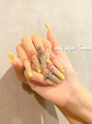 ロング NAILSALON 🍔Timna🍟のネイルデザイン