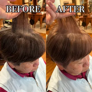 ショート カラー 四日市/縮毛矯正/ ダメージレスカラーのヘアスタイル