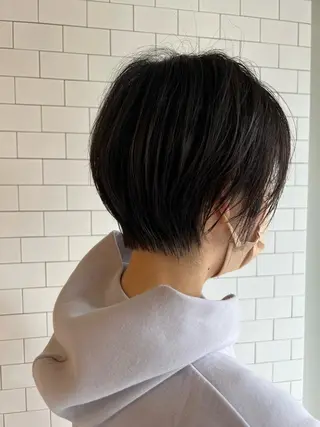 ショート ぱつボブ/ ショート/YUKIのヘアスタイル