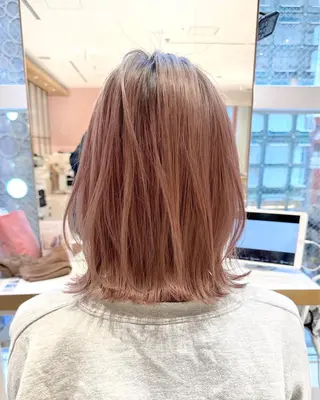 ミディアム カラー パーマ ヘアアレンジ レイヤーカット/ボブ /縮毛矯正✨大輝のヘアスタイル