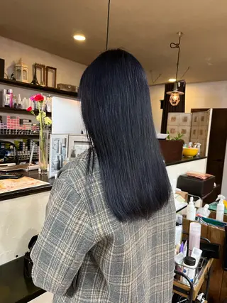 セミロング Un Fleur所属・立野 希沙のヘアスタイル