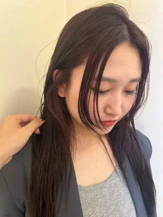 ロング カラー ☕️結【suii.】 ボブ/ヘアセット☕️のヘアスタイル