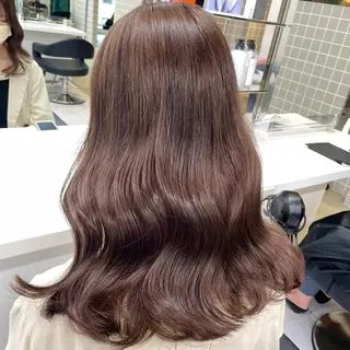 ロング カラー *モデル募集🤍横浜 透明感カラー🫧のヘアスタイル
