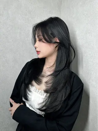 ロング カラー ワンホンヘア ケラチン/Kaitoのヘアスタイル