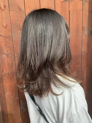 ミディアム 血分 優人のヘアスタイル